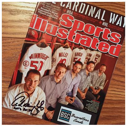 Adam Wainwright TTM Sports Illustrated