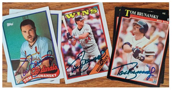 Tom Brunansky TTM Success