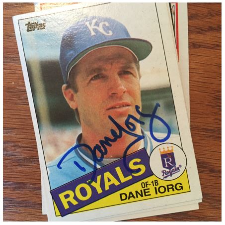 Dane Iorg TTM Success