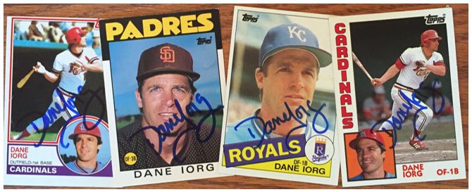 Dane Iorg TTM Success