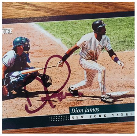 Dion James TTM Success