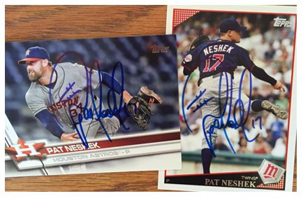 Pat Neshek TTM Success