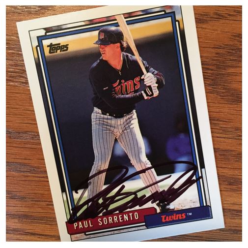 Paul Sorrento TTM Success