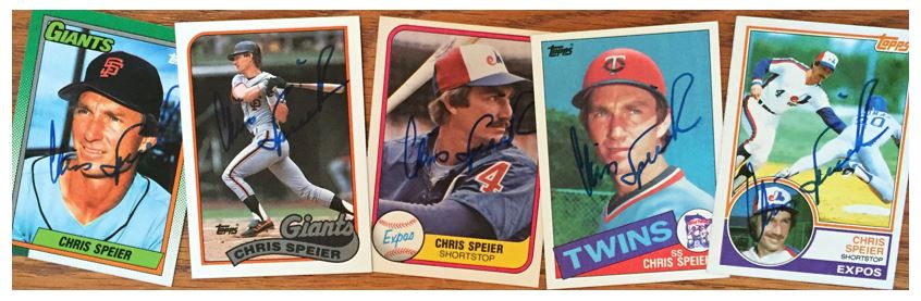 Chris Speier TTM Success