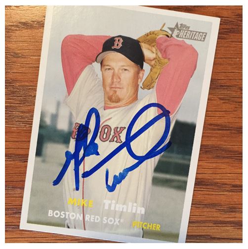 Mike Timlin TTM Success