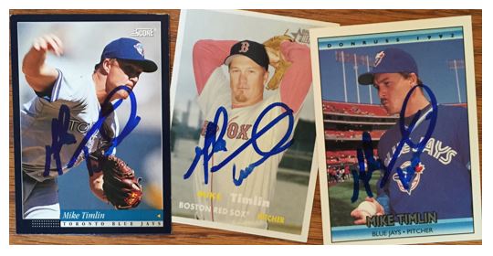 Mike Timlin TTM Success