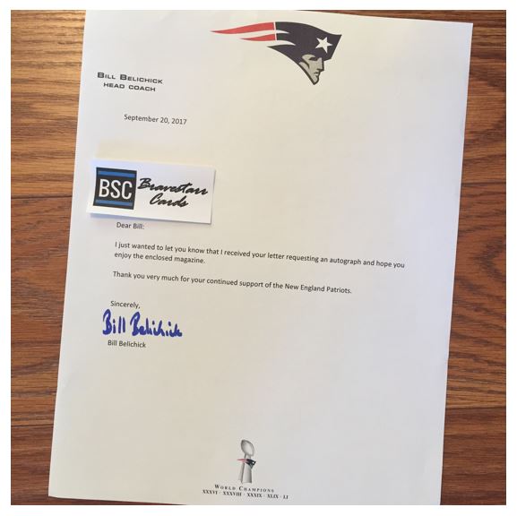 The Belichick Letters