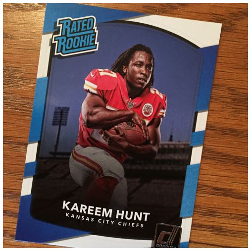 2017 Donruss Football Kareem Hunt