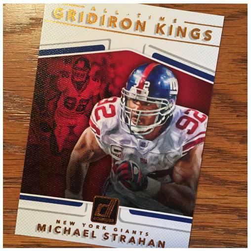 2017 Donruss Football Strahan Gridiron Kings