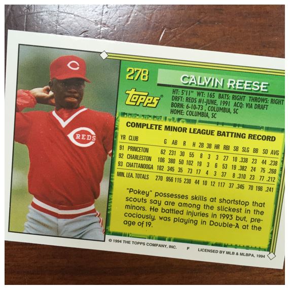 1994 Topps Calvin Got A Job