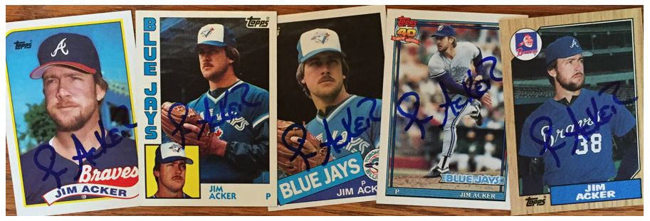 Jim Acker TTM Success