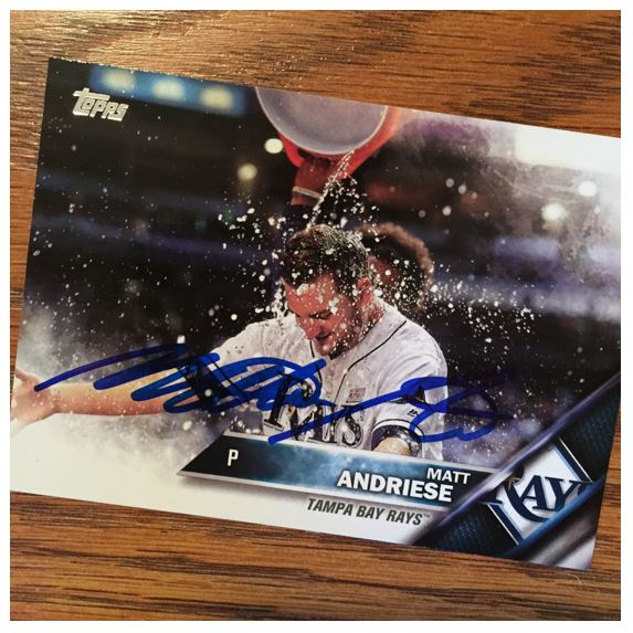 Matt Andriese TTM Success