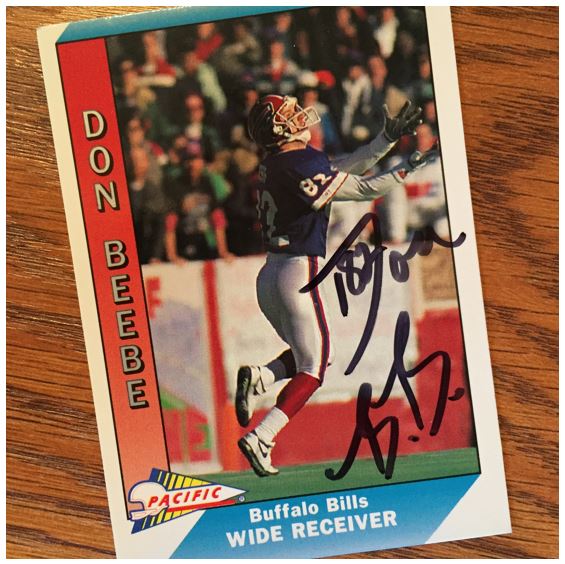 Don Beebe TTM Success