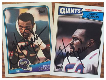 Harry Carson TTM Success