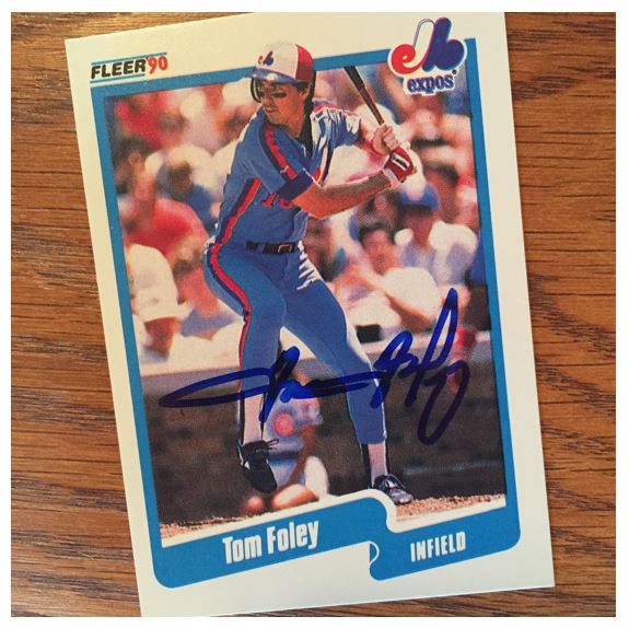 Tom Foley TTM Success