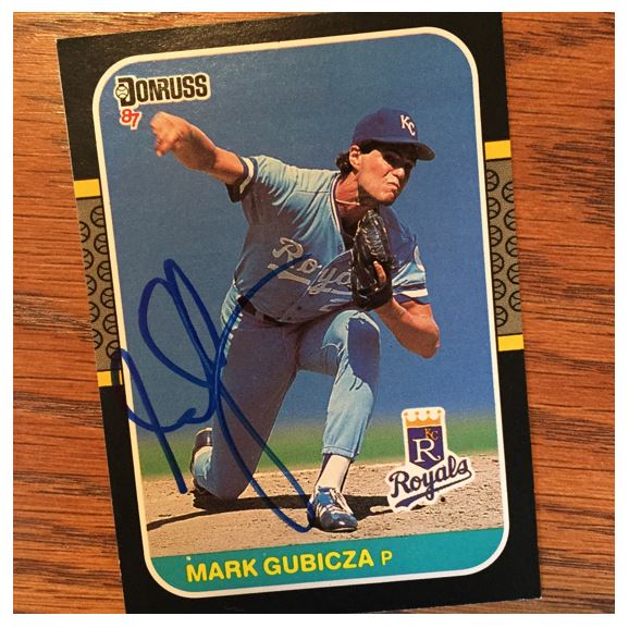 Mark Gubicza TTM Success