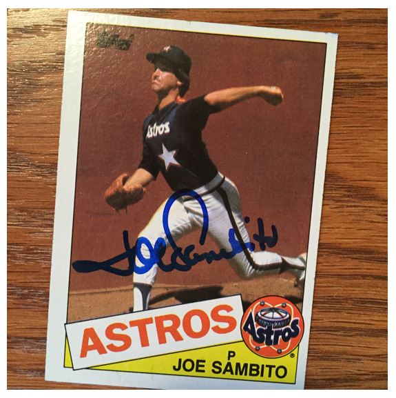 Joe Sambito TTM Success