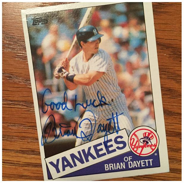 Brian Dayett TTM Success