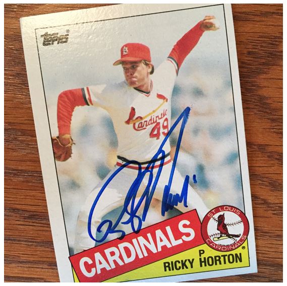 Ricky Horton TTM Success