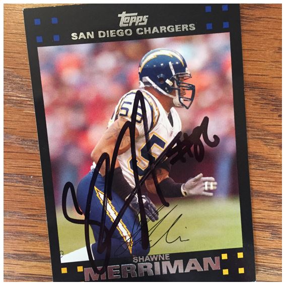 Shawne Merriman TTM Success