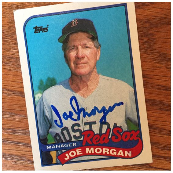 Joe Morgan TTM Success