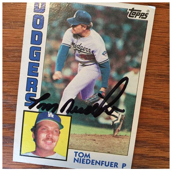 Tom Niedenfuer TTM Success