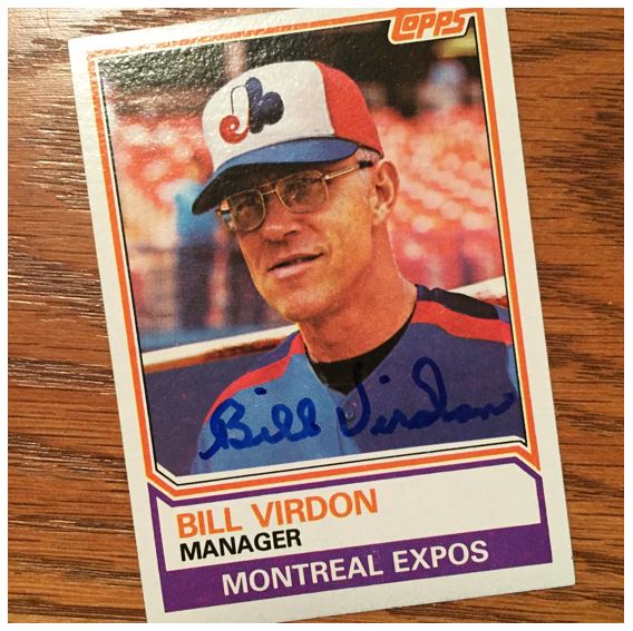 Bill Virdon TTM Success