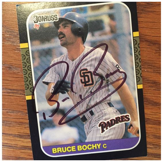 Bruce Bochy TTM Success