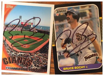 Bruce Bochy TTM Success