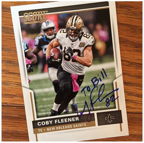 Coby Fleener TTM Success