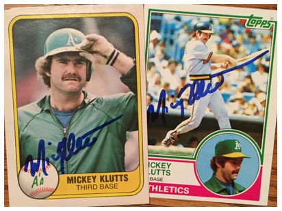 Mickey Klutts TTM Success