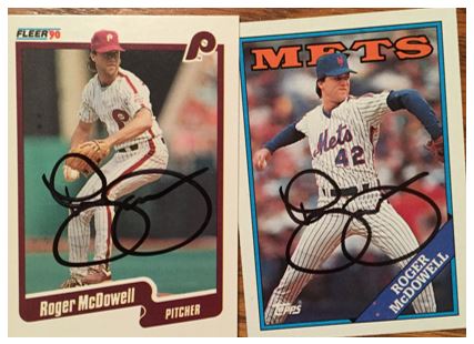 Roger McDowell TTM Success