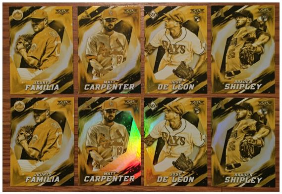 2017 Topps fire Parallels