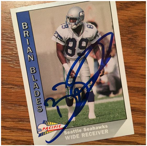 Brian Blades TTM Success