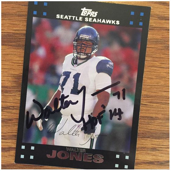 Walter Jones TTM Success