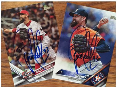 Pat Neshek TTM Success