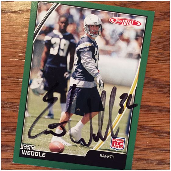 Eric Weddle TTM Success