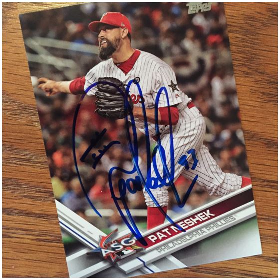 Pat Neshek TTM Success