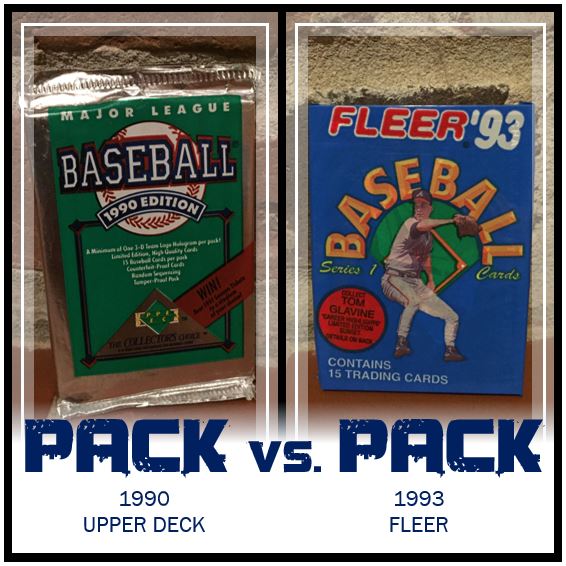 Pack v. Pack: 1990 Upper Deck v. 1993 Fleer