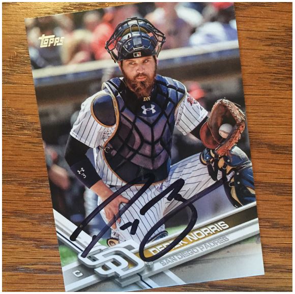 Derek Norris TTM Success