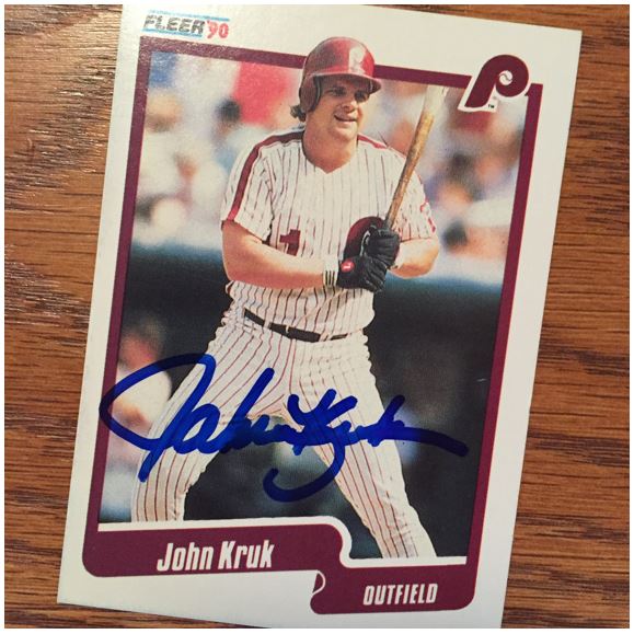 John Kruk TTM Success - Bravestarr Cards