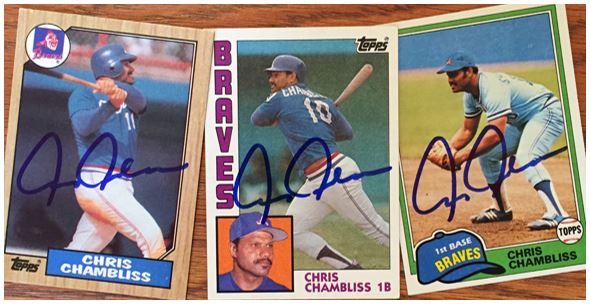 Chris Chambliss TTM Success