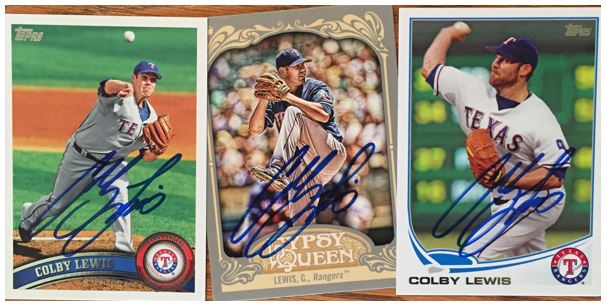 Colby Lewis TTM Success