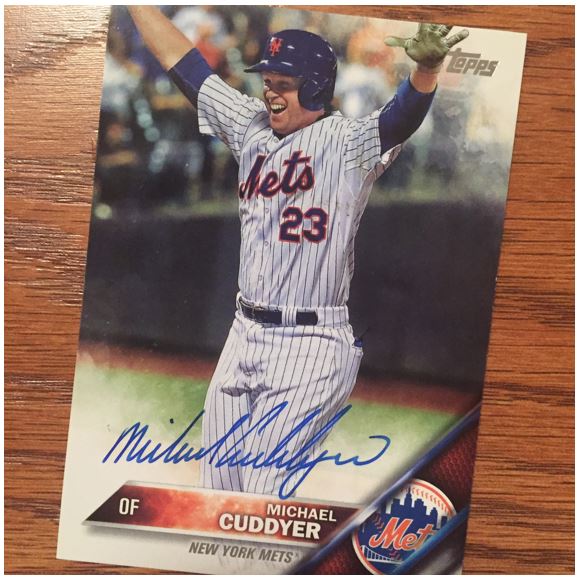 Michael Cuddyer TTM Success