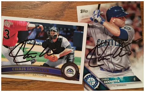 Chris Iannetta TTM Success