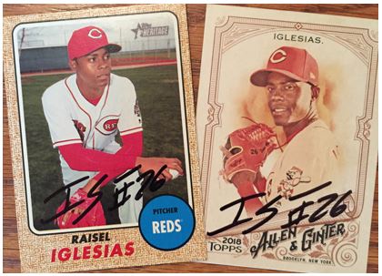 Raisel Iglesias TTM Success