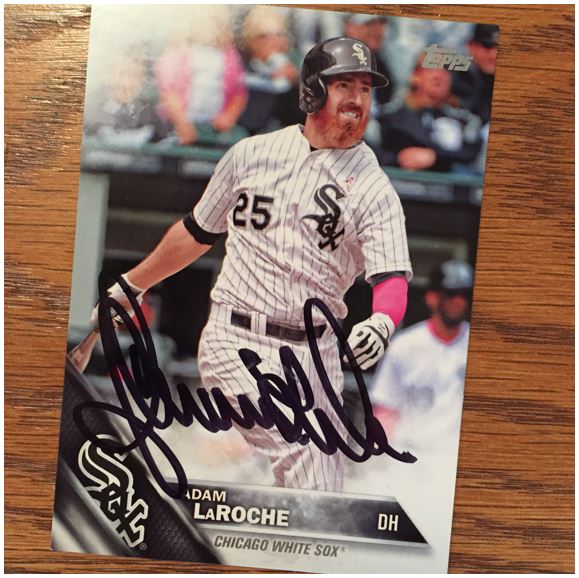 Adam LaRoche TTM Success