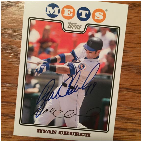 Ryan Church TTM Success