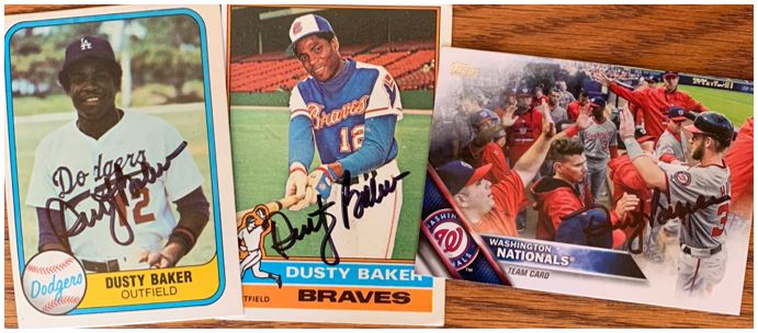 Dusty Baker TTM Success