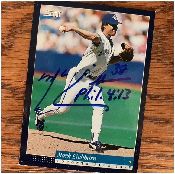 Mark Eichhorn TTM Success